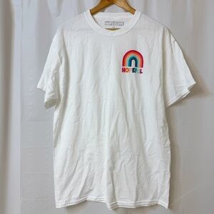 Hopescope White "Hopeful" T-shirt Large